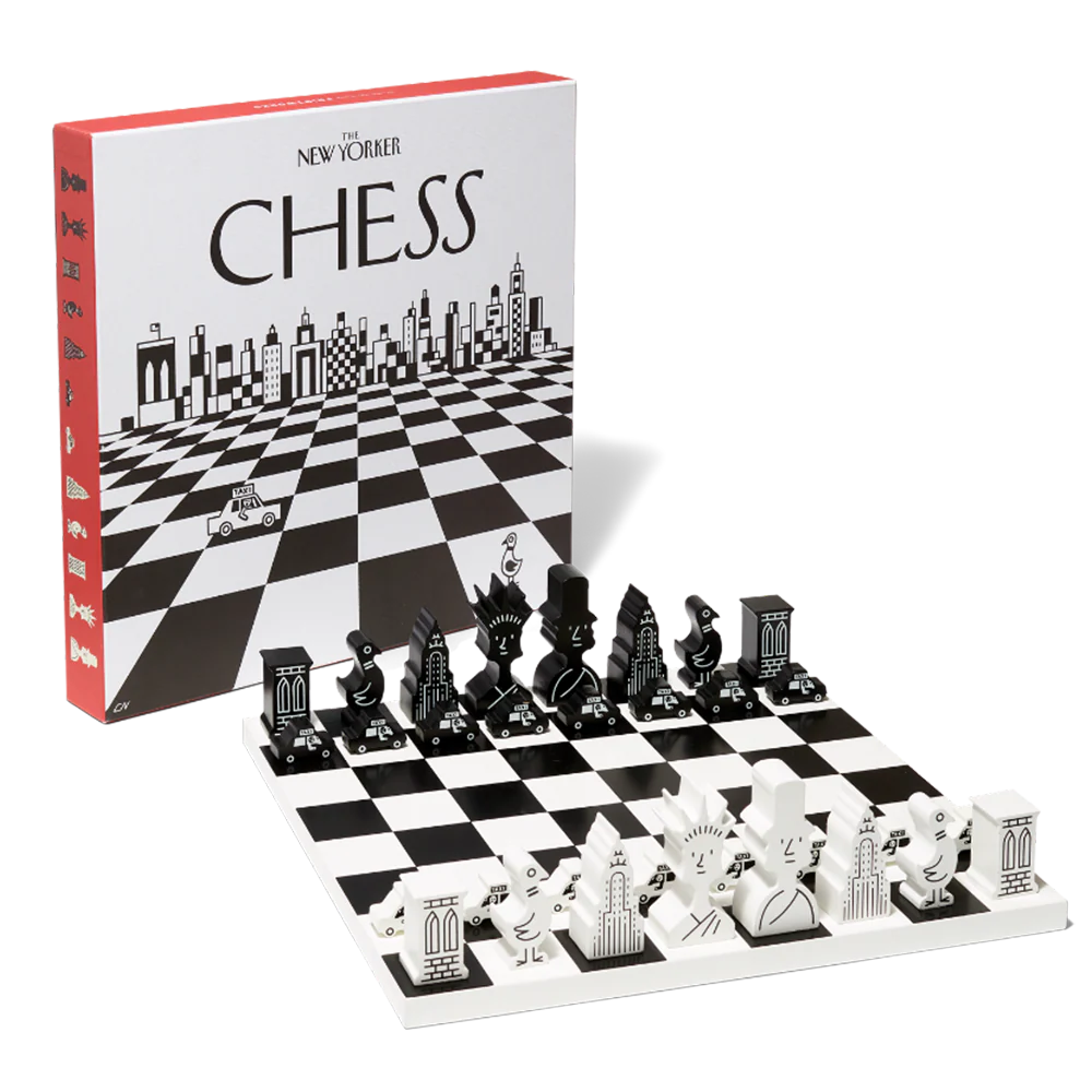 The Printworks x‬‭ The New Yorker‬‭ Chess Set
